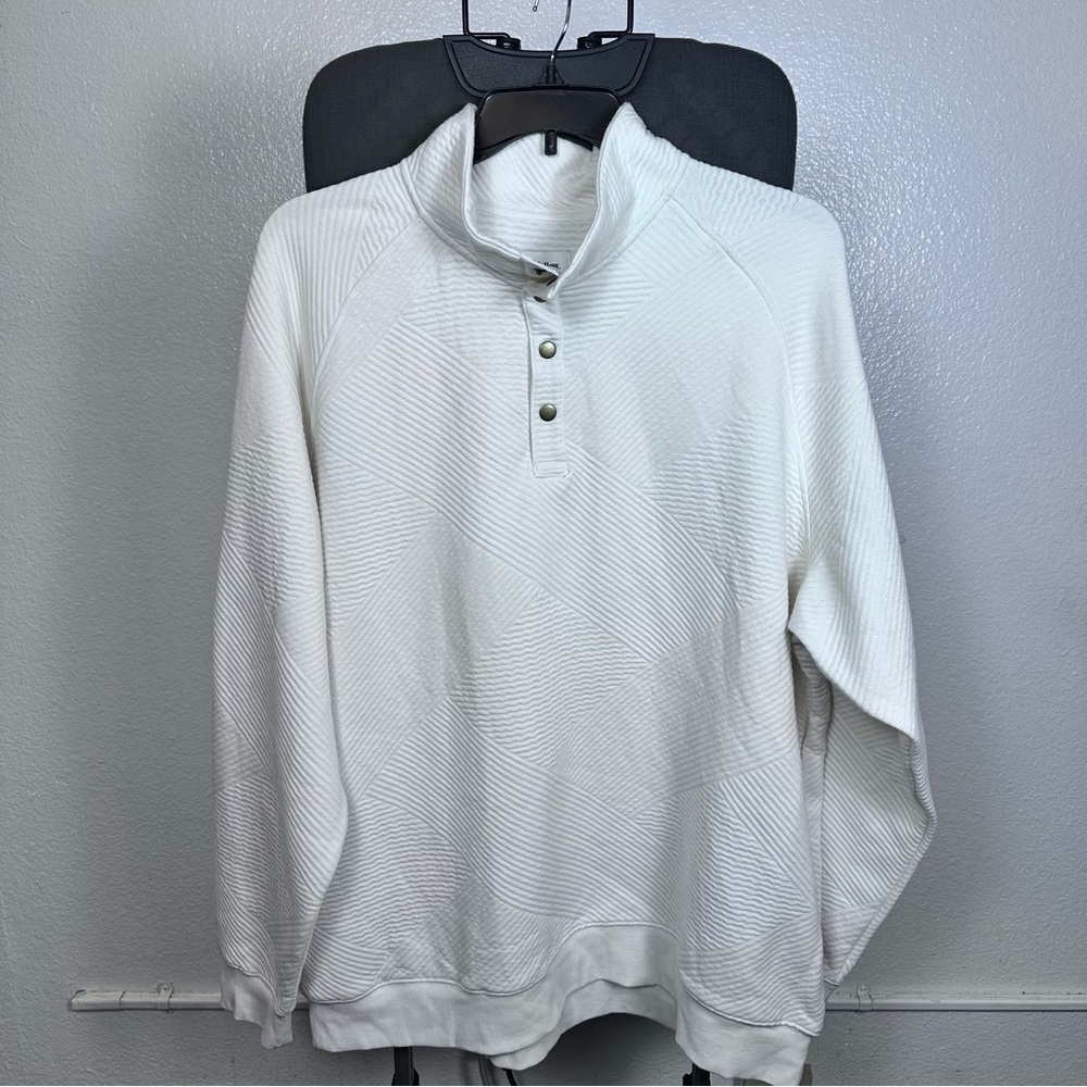 Goodfellow‎ & Co Men's Cream Turtleneck Sweater